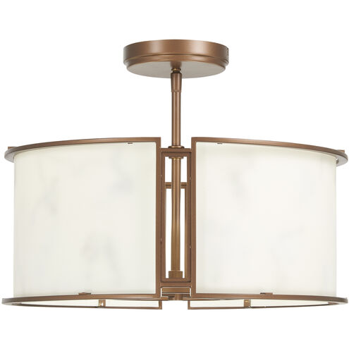 Buchanan 4 Light Hellenic Bronze Semi Flush Mount Ceiling Light